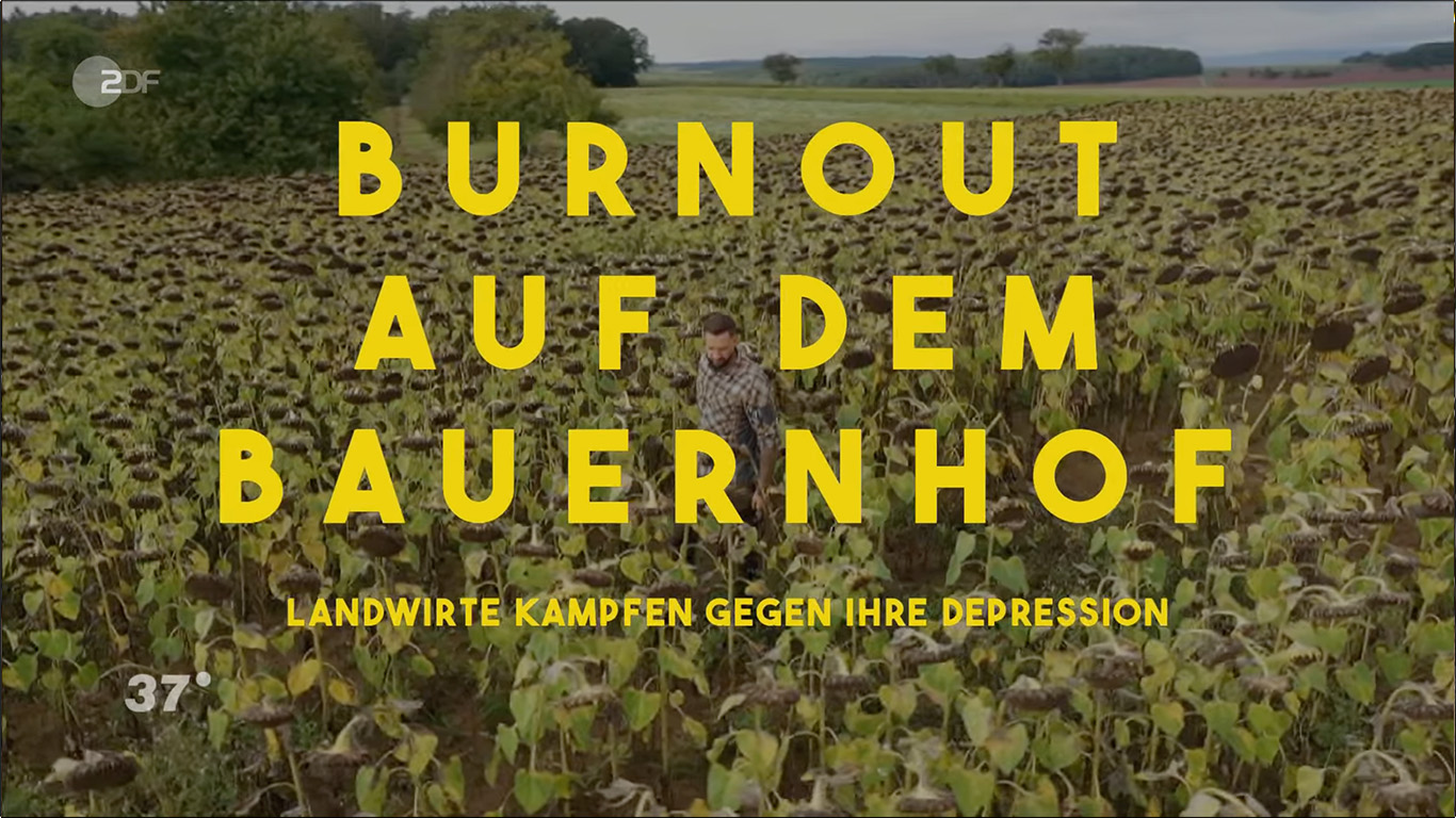 Schnitt ZDF 37 Grad Burnout auf dem Bauernhof Cutter