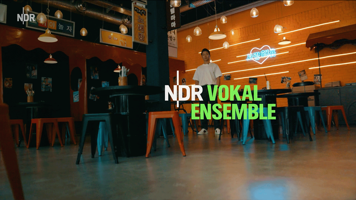 Schnitt und Kamera NDR Vokalensemble im Porträt